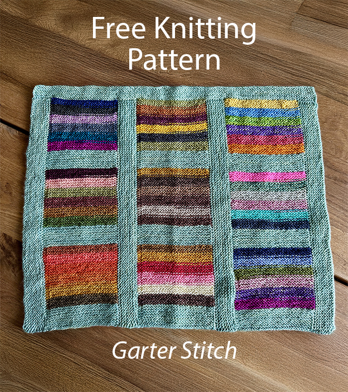 Free Knitting Pattern Lone's Advent Calendar Blanket