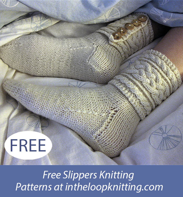 Free Long Night's Journey Into Day Slippers Knitting Pattern