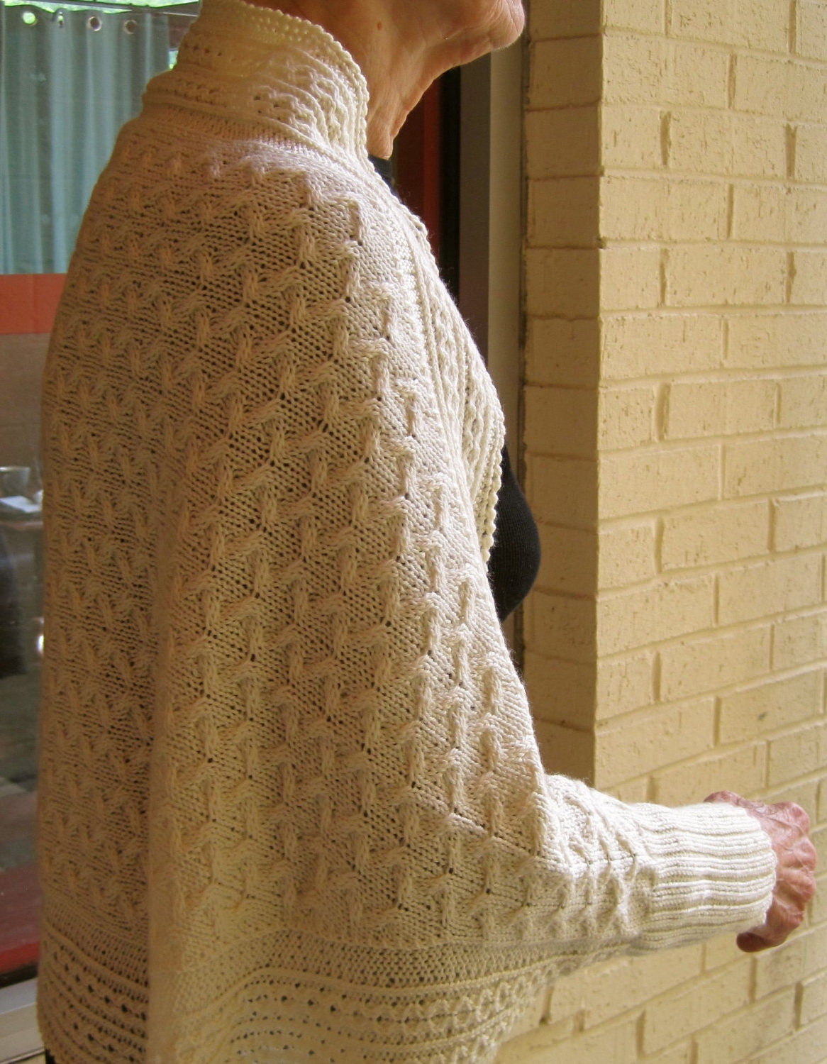 Knitting Pattern for Longford Cuffed Shawl