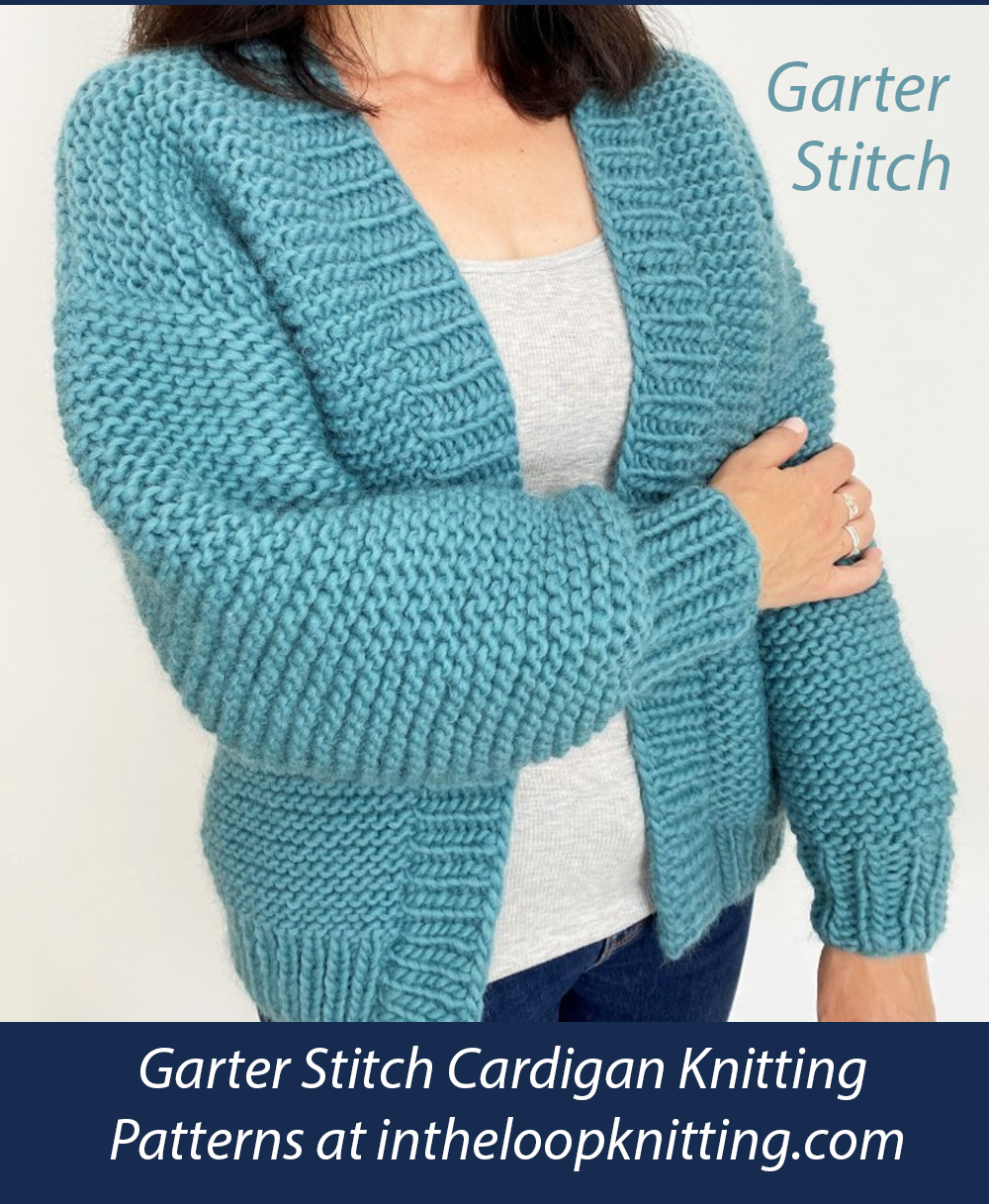 Loopy Puffy Cardigan Knitting Pattern