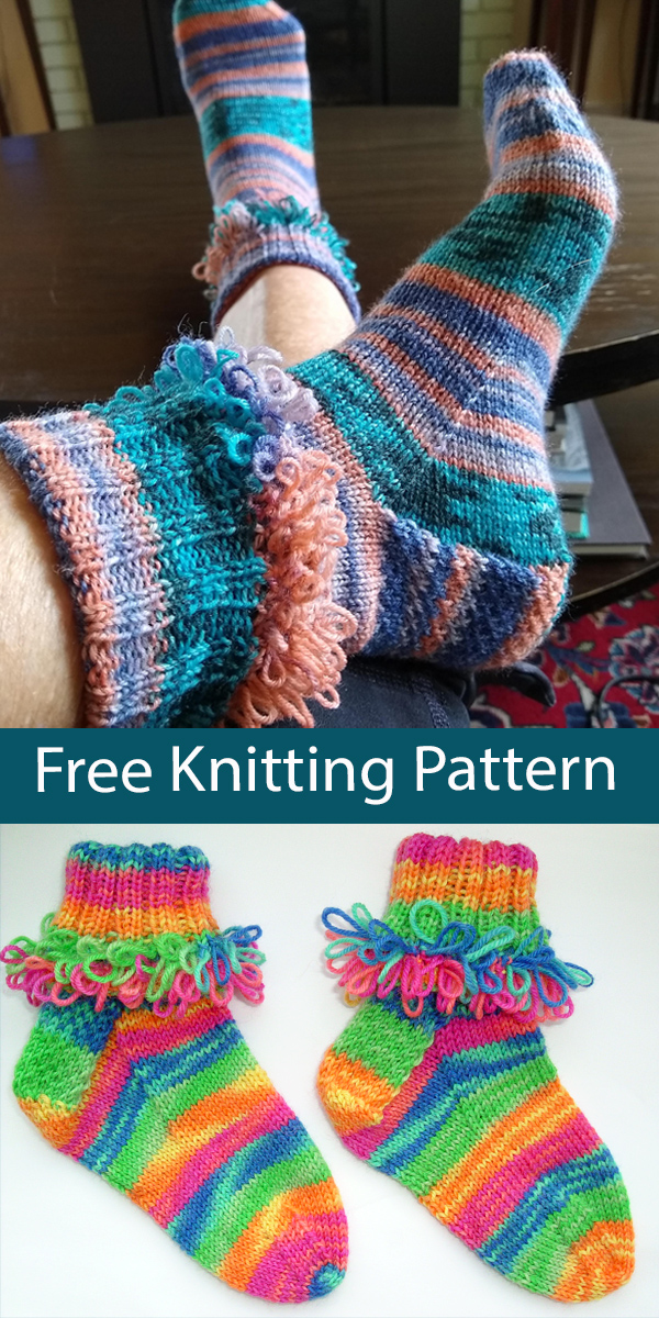 Free Socks Knitting Pattern Loopy Socks