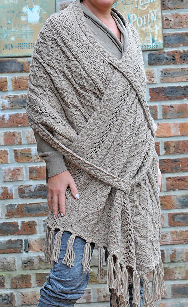 Lorena  Shawl Knitting Pattern Frattali