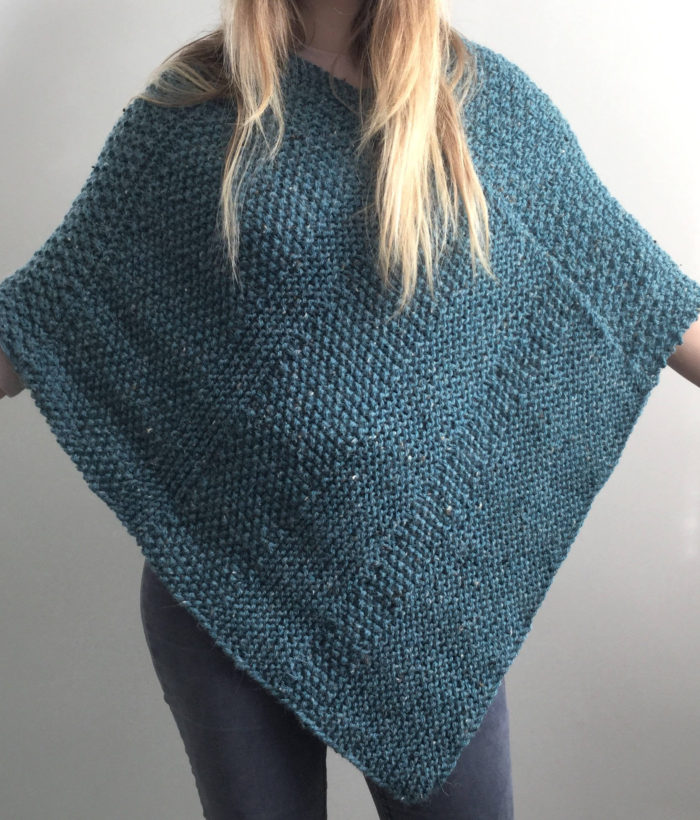 knitted poncho