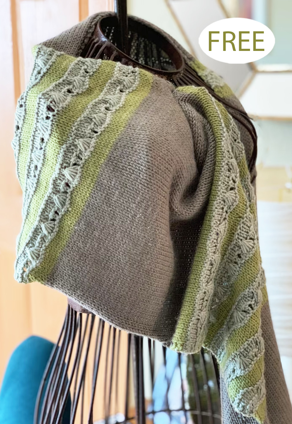 Free Los Cabos Wrap Knitting Pattern