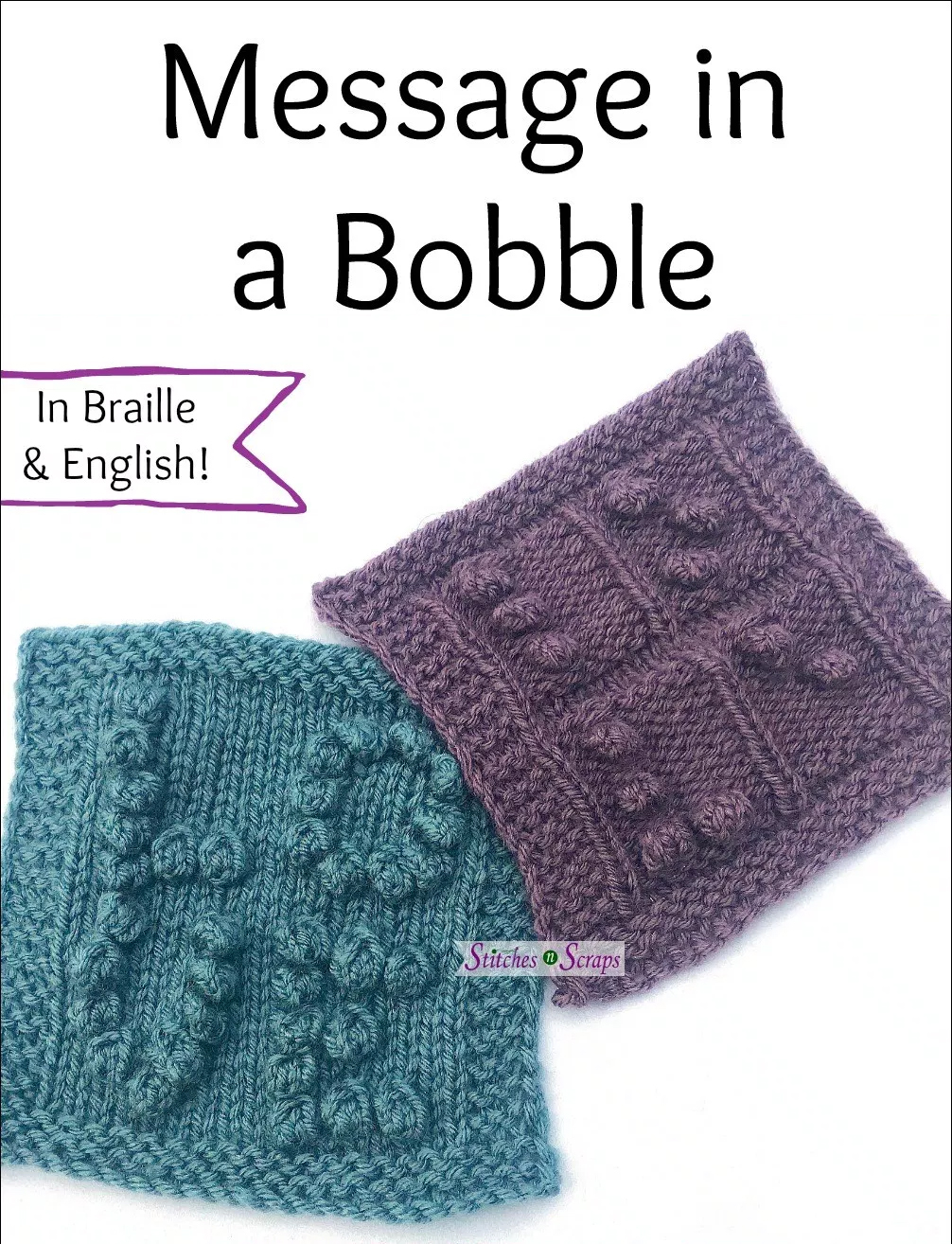 Free Knitting Pattern for Message in a Bobble
