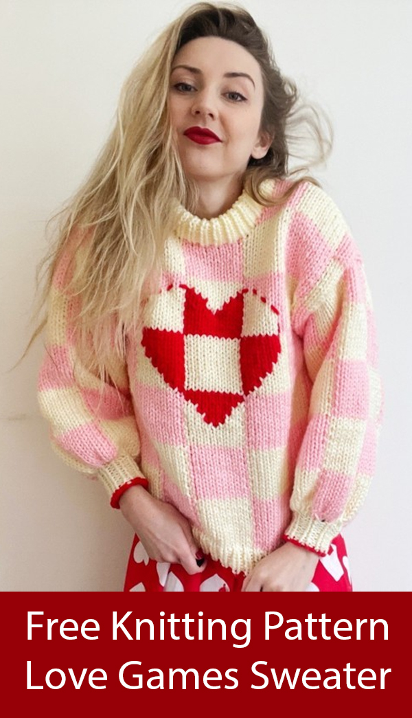 Heart Sweater Knitting Patterns - In the Loop Knitting