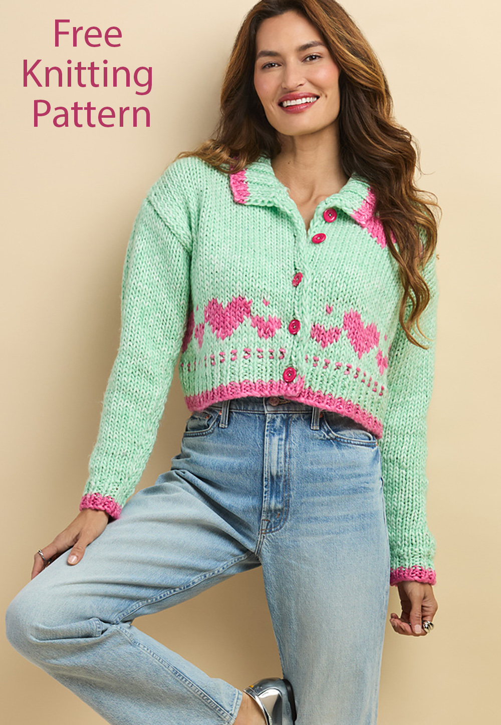 Love Language Cardigan  Knitting Pattern