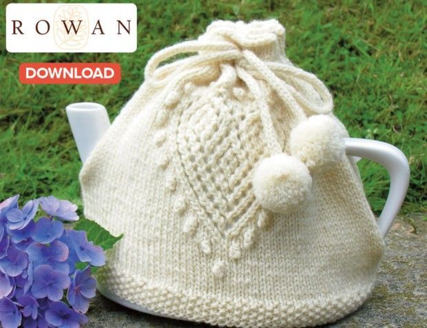 Love Tea Pot Cosy with heart knitting pattern and more cosy knitting patterns