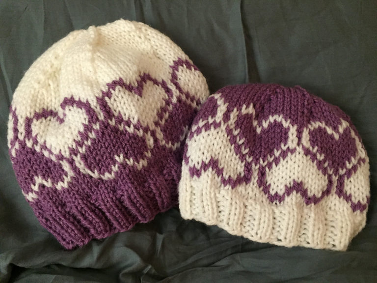 Free Knitting Pattern for Love the Winter Hat