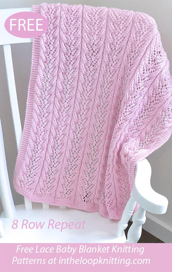 Free Love You Always Baby Blanket Knitting Pattern 