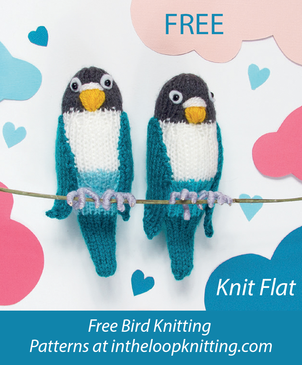 Lovebirds Free Knitting Pattern