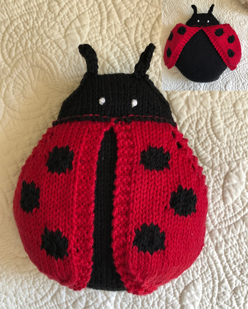 LoveBug Ladybug Knitting Pattern