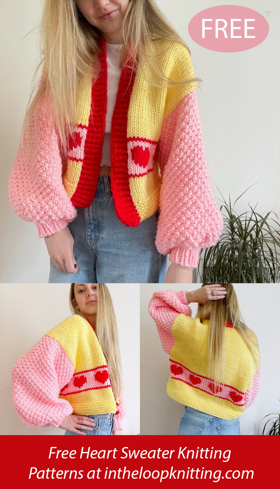 Lover Cardigan Sweater Free Knitting Pattern