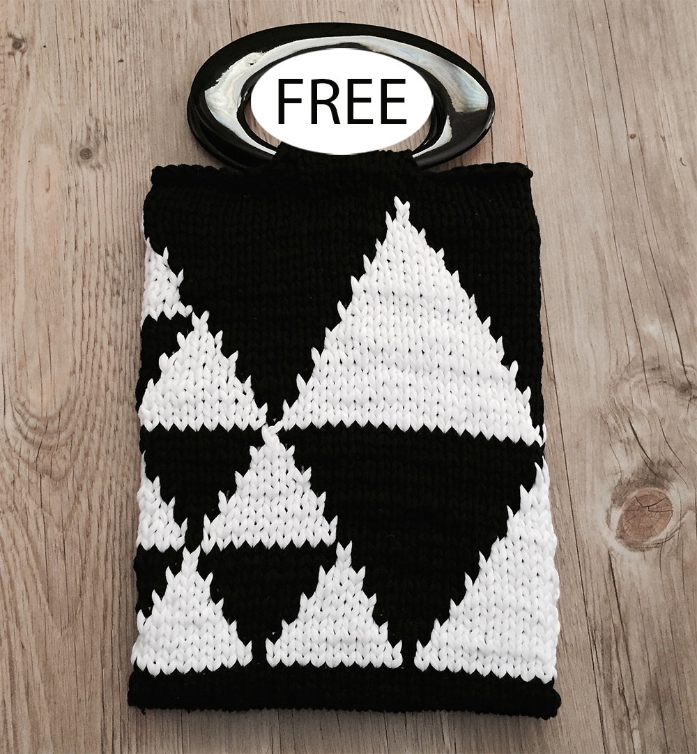 Free Lowlands Bag  Knitting Pattern