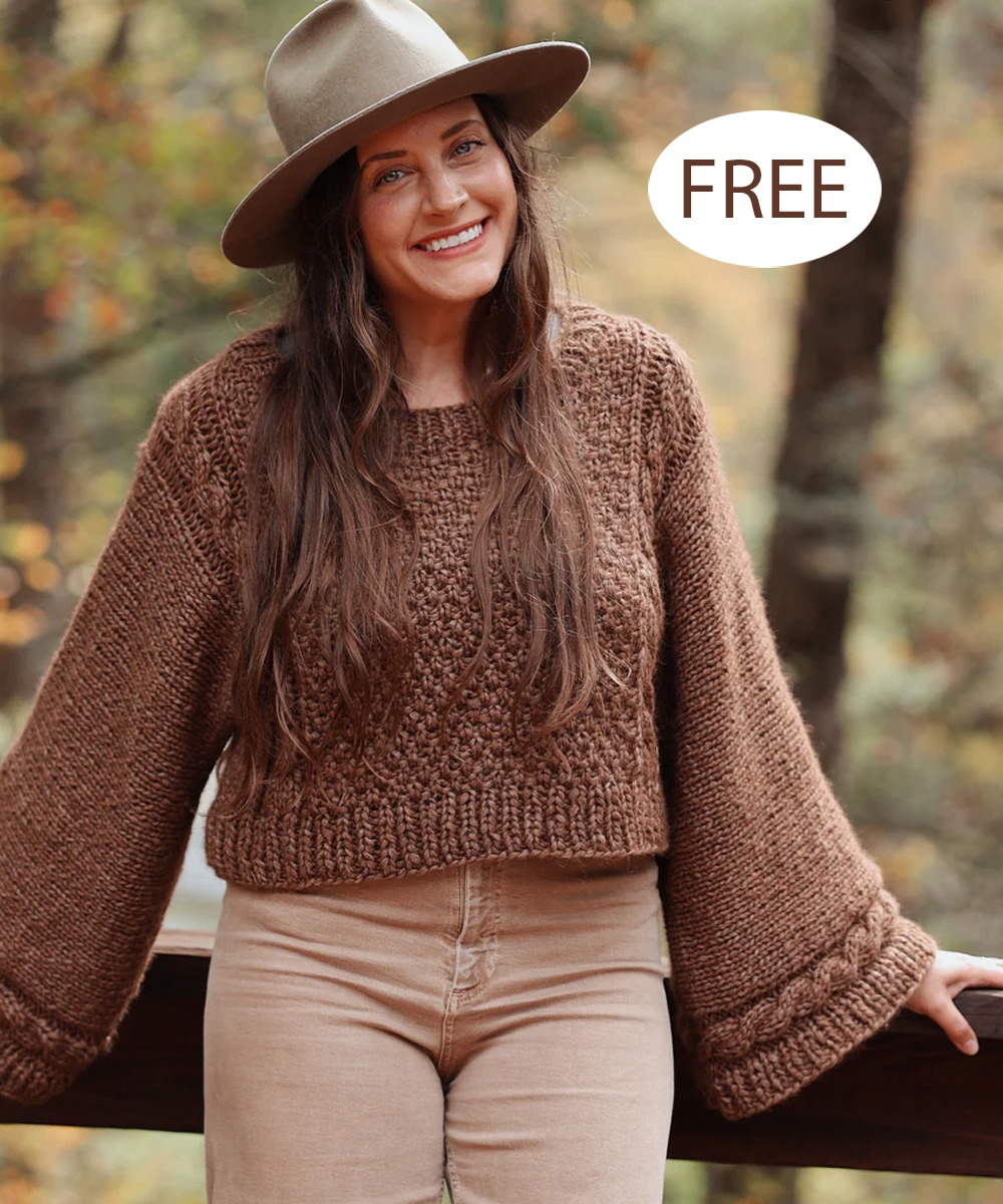 Free Sweater Knitting Pattern Lucent Sweater
