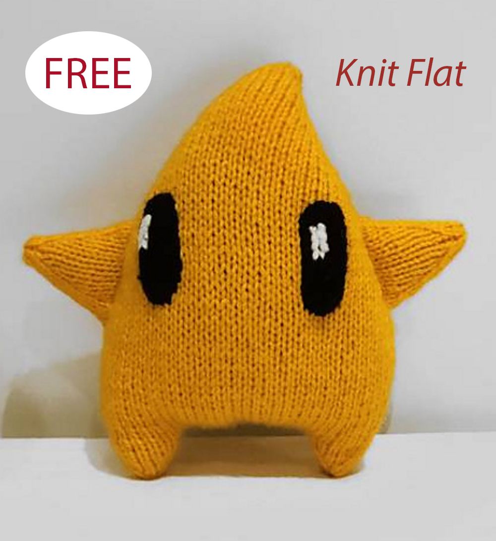 Free knitting pattern for Mario Luma