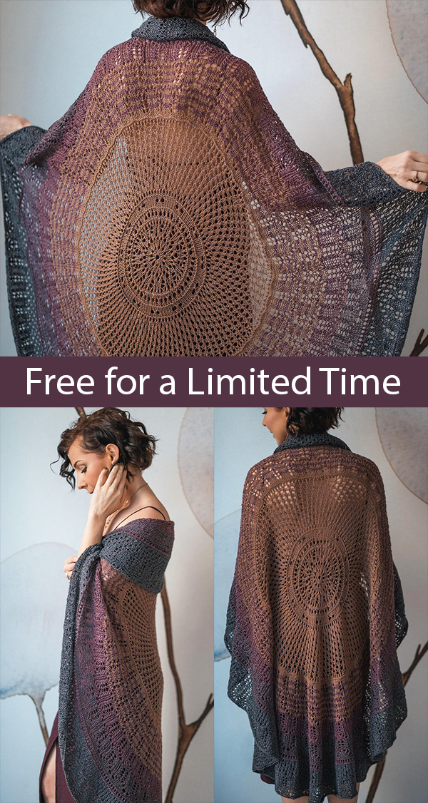 Lumin Shawl Knitting Pattern Free for a Limited Time 