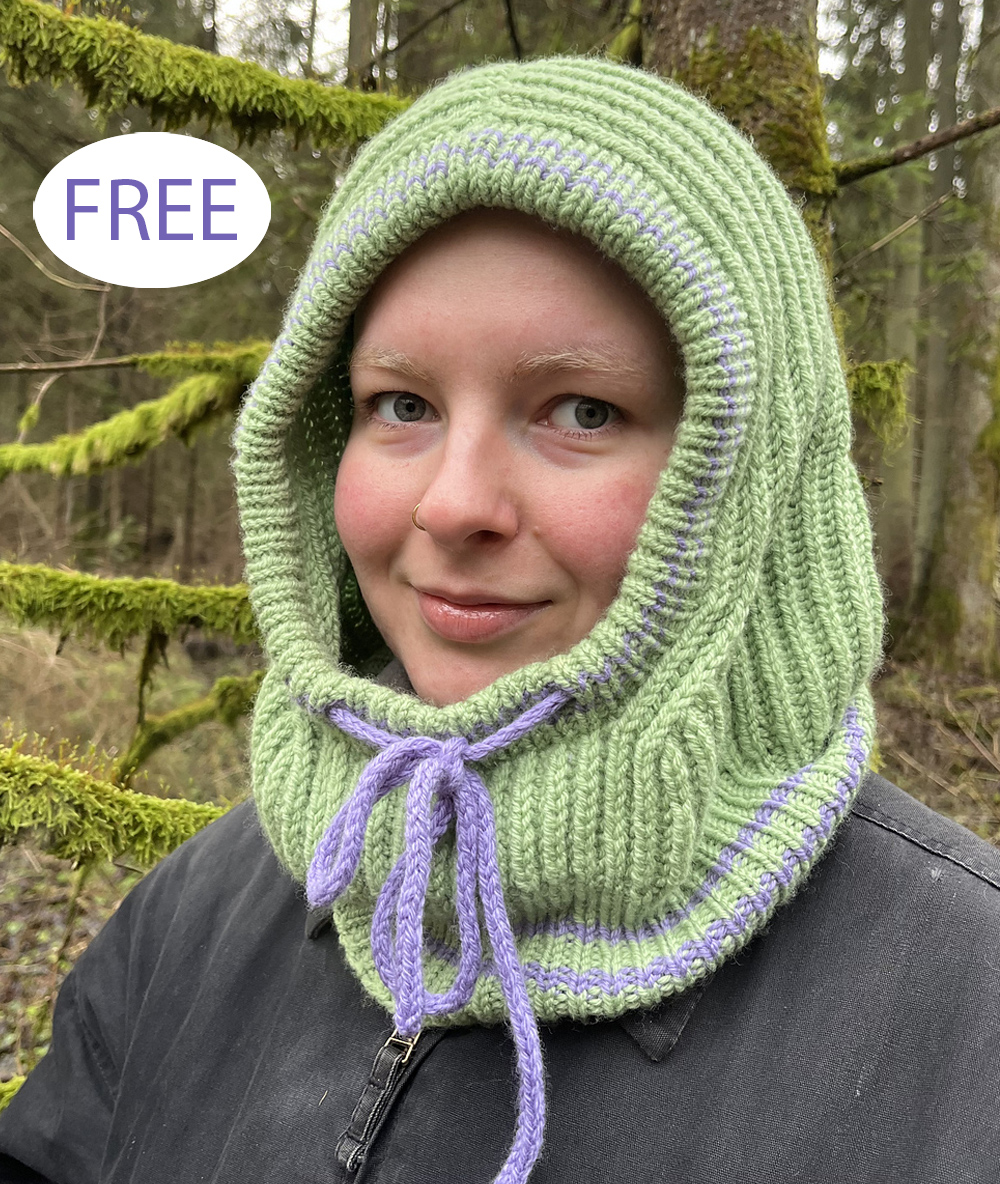 Free Luti Hood Knitting Pattern