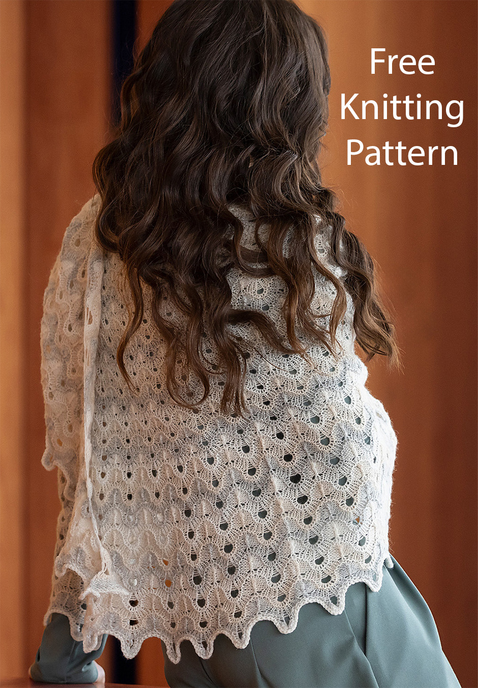 Free Lyspunkt Shawl Knitting Pattern