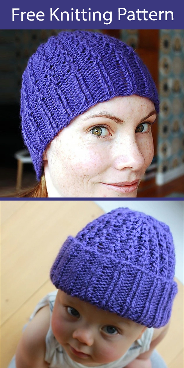Free Hat Knitting Pattern 4 Row Magic Hat for the Whole Family