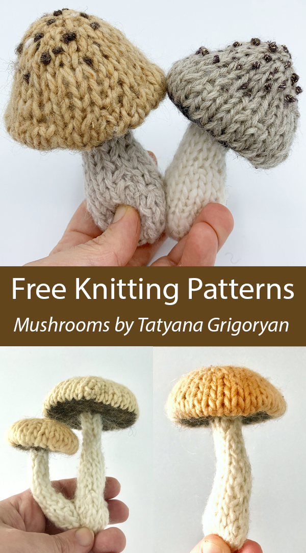 Free Mushroom Knitting Patterns