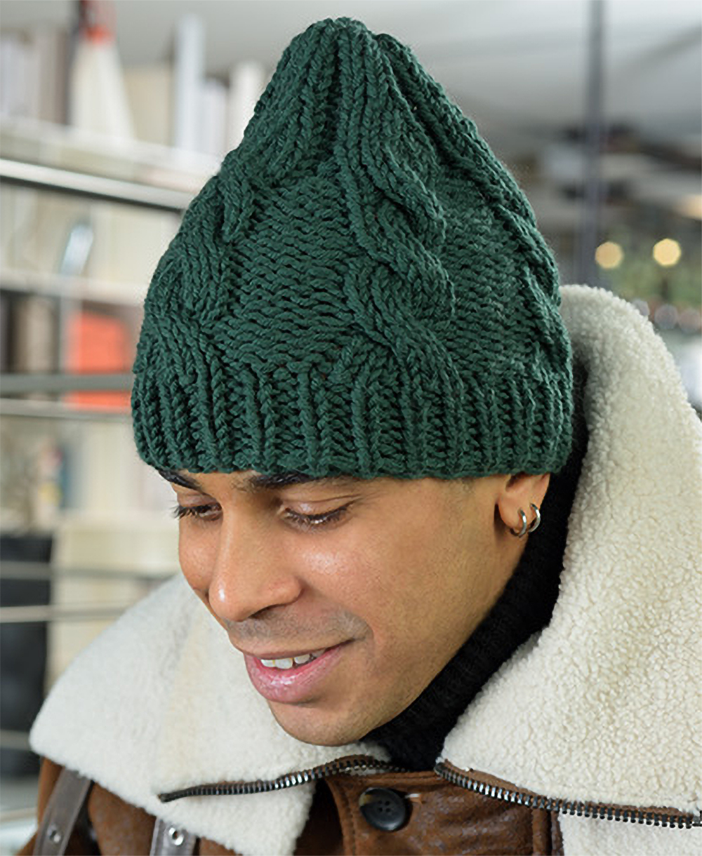 Free Pixie Magnificent Mile Hat Knitting Pattern