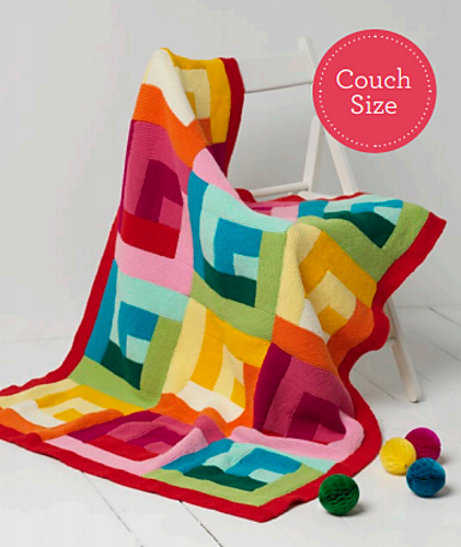 Free knitting pattern for Magnum Throw