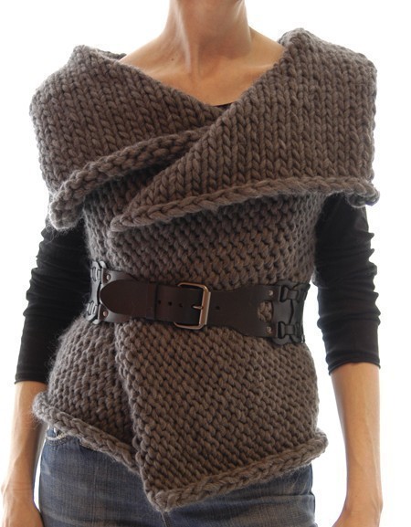 Knitting pattern for Magnum vest