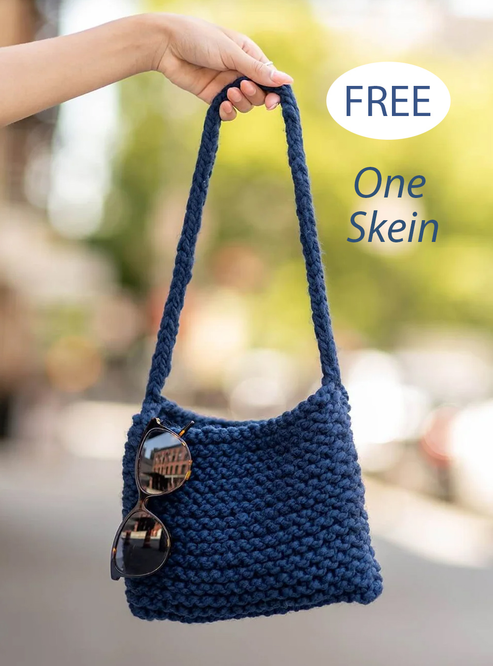 Free One Skein Main Character Bag Knitting Pattern
