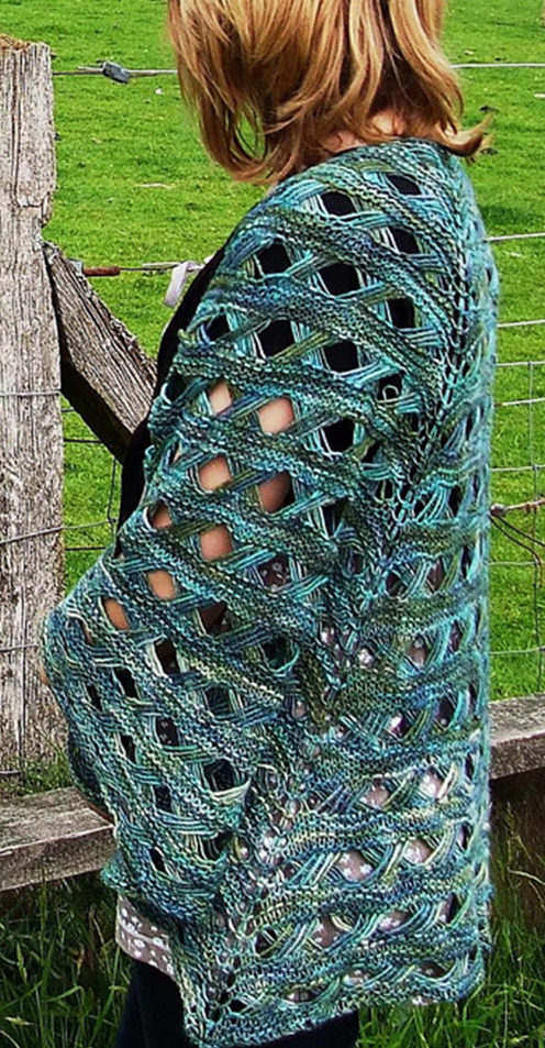 Free Knitting Pattern for Maja Shawl