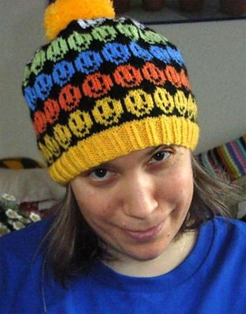 Knitting Pattern Make me smile beanie Hat