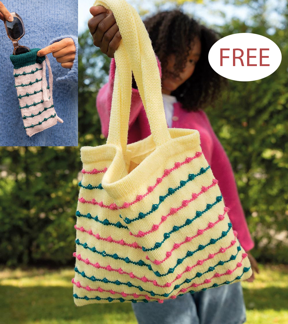 Free Makri Bag and Pouch Knitting Pattern Set