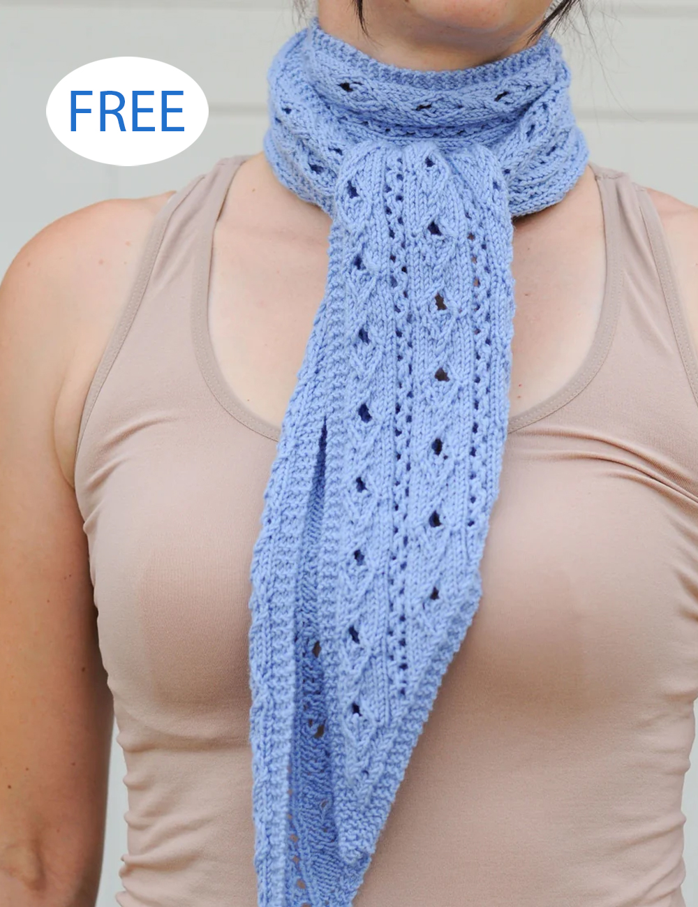 Free Mala  Scarf Knitting Pattern