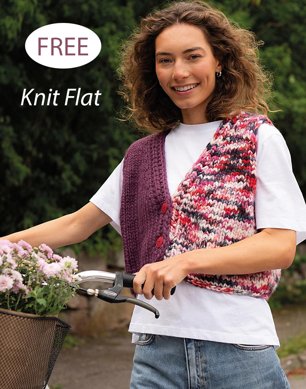 Malaga Slipover Half and Half Knitting Pattern Set