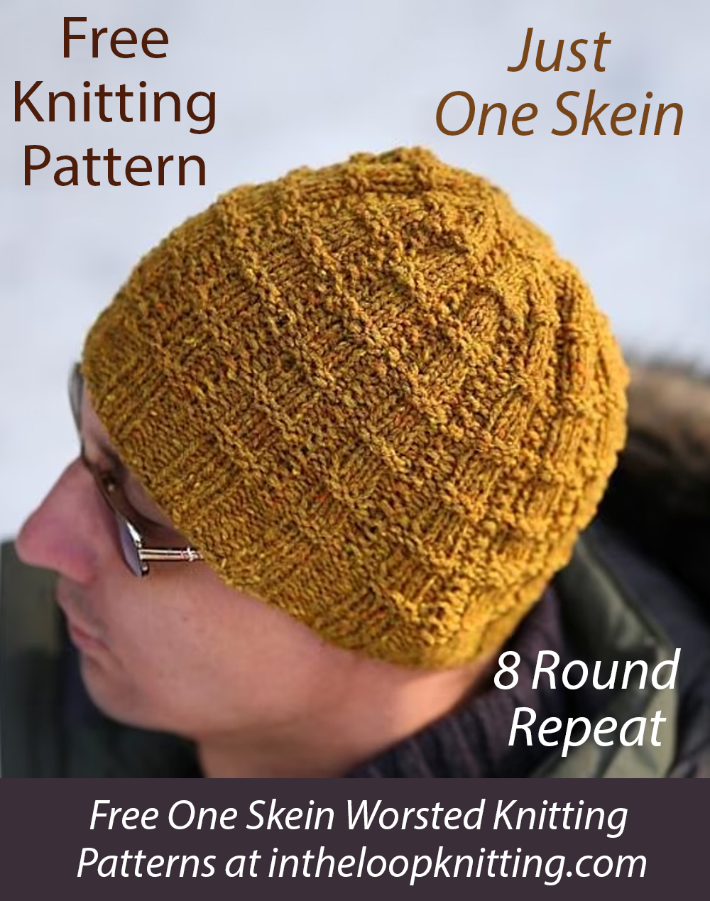 Free One Skein Man Needs Hat Knitting Pattern