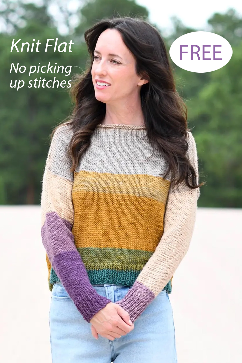 Free Easy Mandala Pullover Knitting Pattern