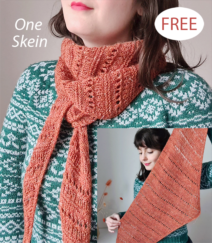 Free One Skein Beaujolais Mitts Knitting Pattern