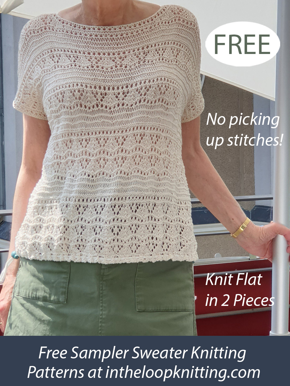 Free Marafada Lace Top Knitting Pattern