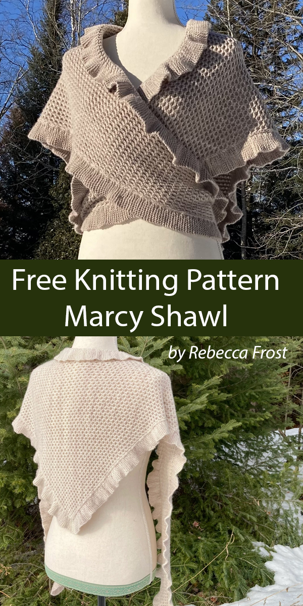 Free Knitting Pattern Marcy Shawl