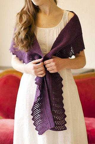 Knitting pattern for Margaret Dashwood Shawl