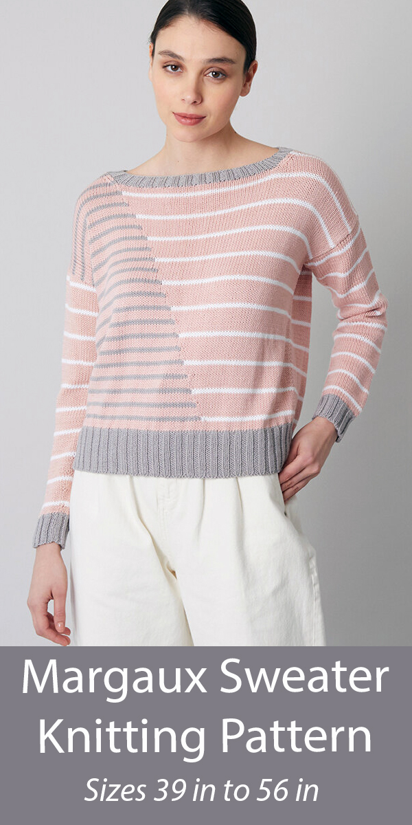 Sweater Knitting Pattern Margaux Sweater by Debbie Bliss