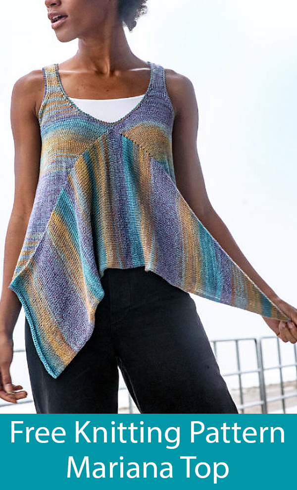 Free Knitting Pattern for Mariana Top