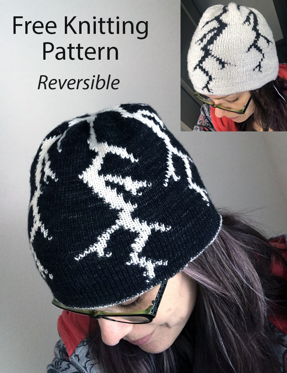 Free Knitting Pattern for Lightning Hat Maria's Might