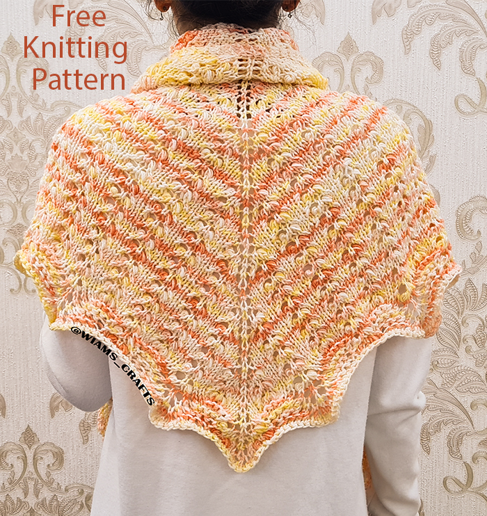 Free Marigold Shawl Knitting Pattern
