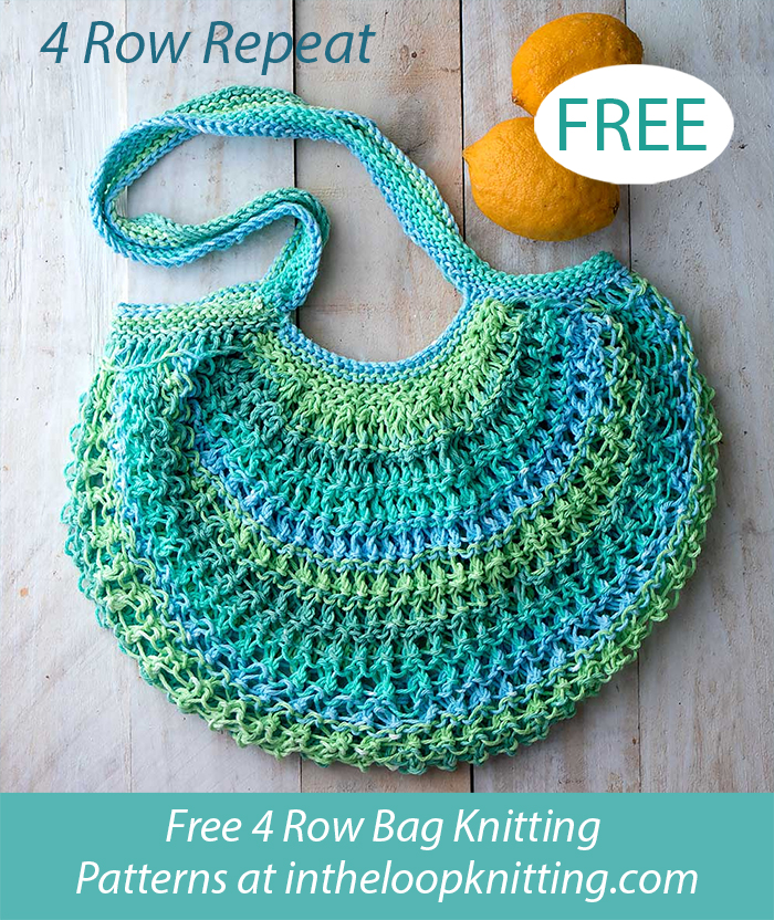 Free Market Bag Knitting Pattern