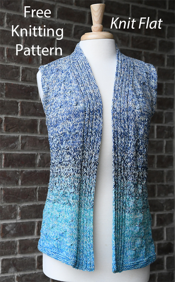 Free Sweater Knitting Pattern Marly's My First Summer Vest
