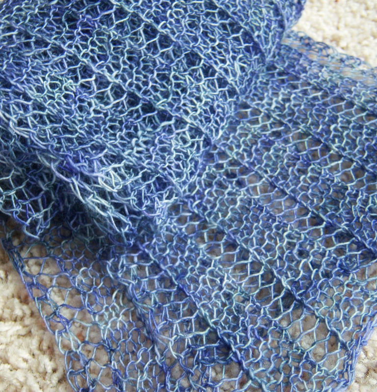 Knitting Pattern for One-Row Repeat Marmalade Scarf