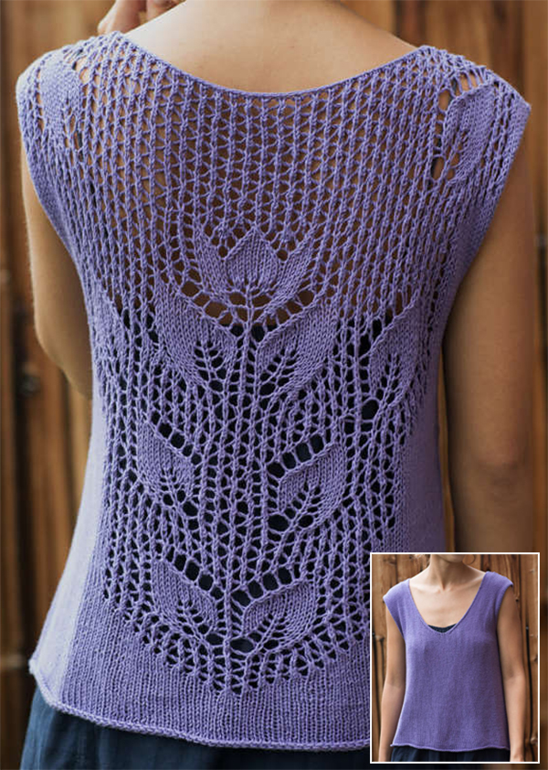 Free knitting pattern for Marsh Top