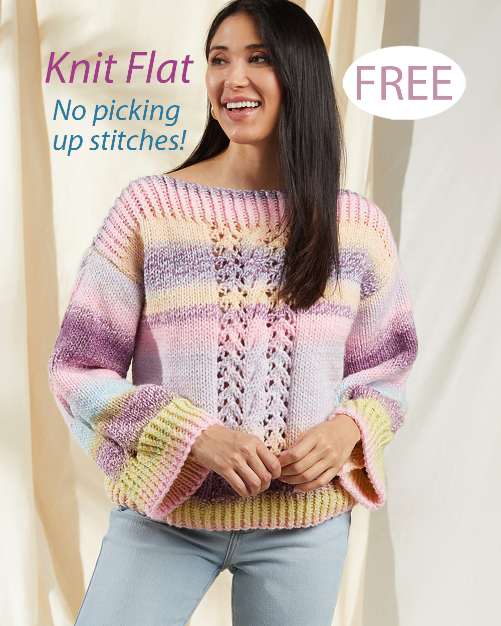 Free Knitting Pattern Marzipan Pullover Sweater