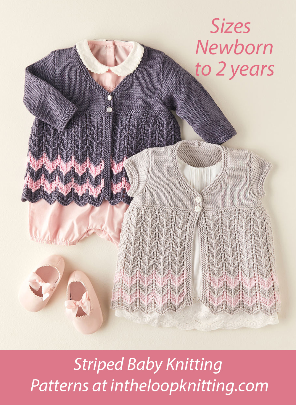 Baby Matinee Coat and Cardigan Knitting Pattern